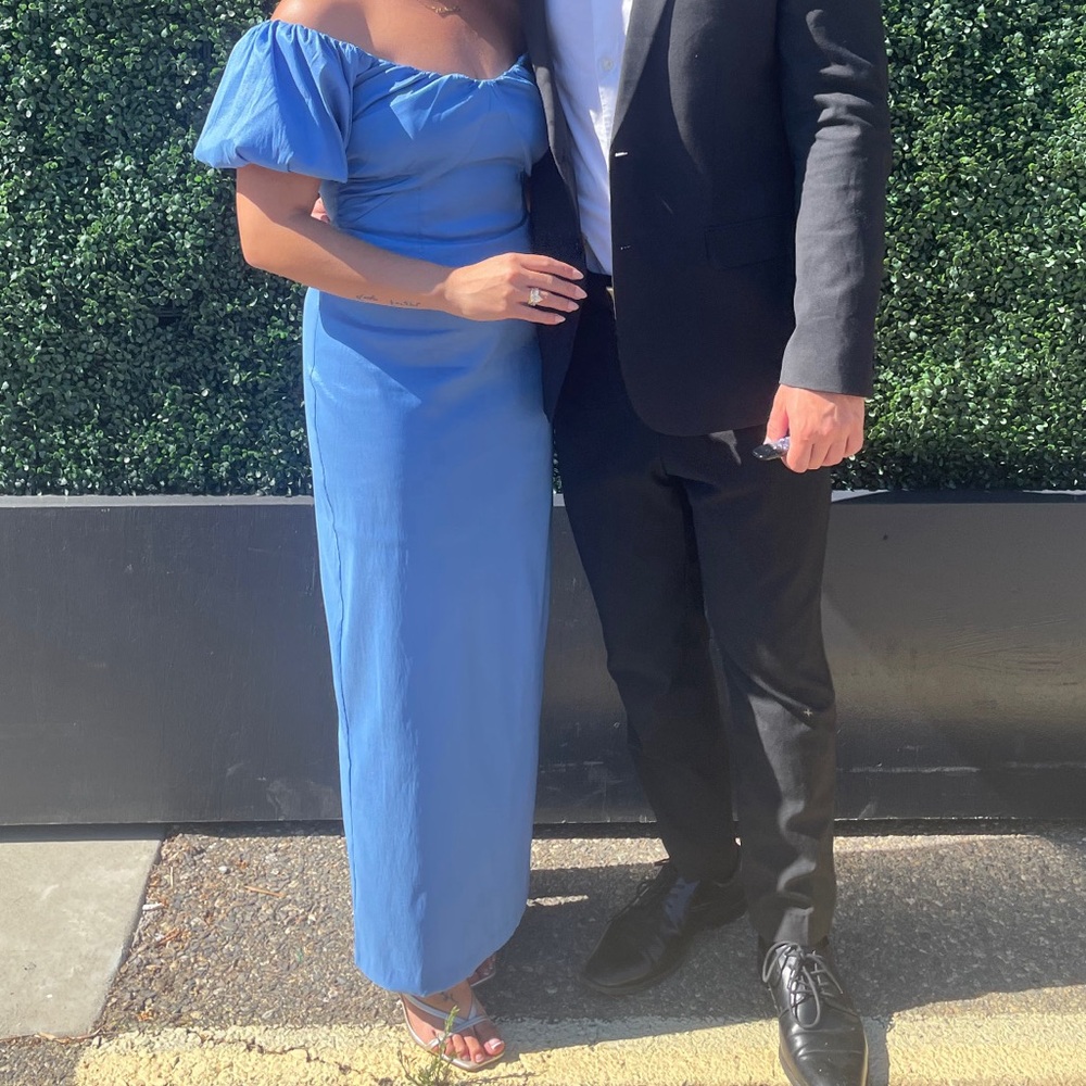 Blue Abercrombie dress worn once